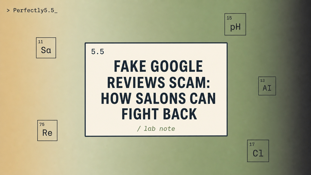 Fake Google Reviews Scam targeting salons